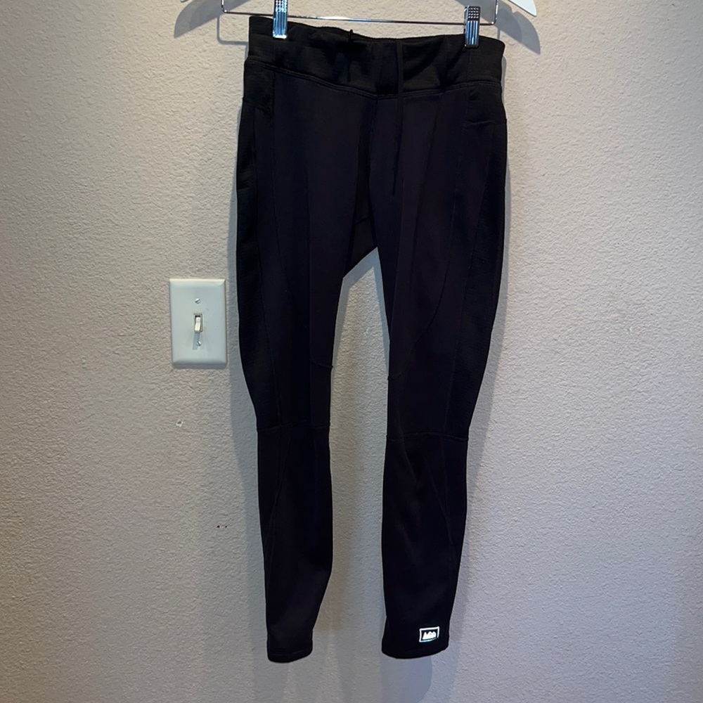 REI Fleece Lined Leggings Running Tights Size XS